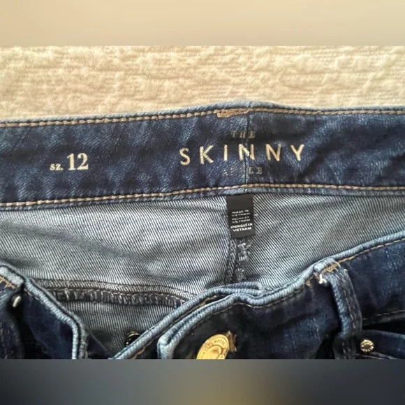 WHBM White
House Black Market The Skinny Jeans With Zipper Detail Front Pockets - Picture 5 of 6